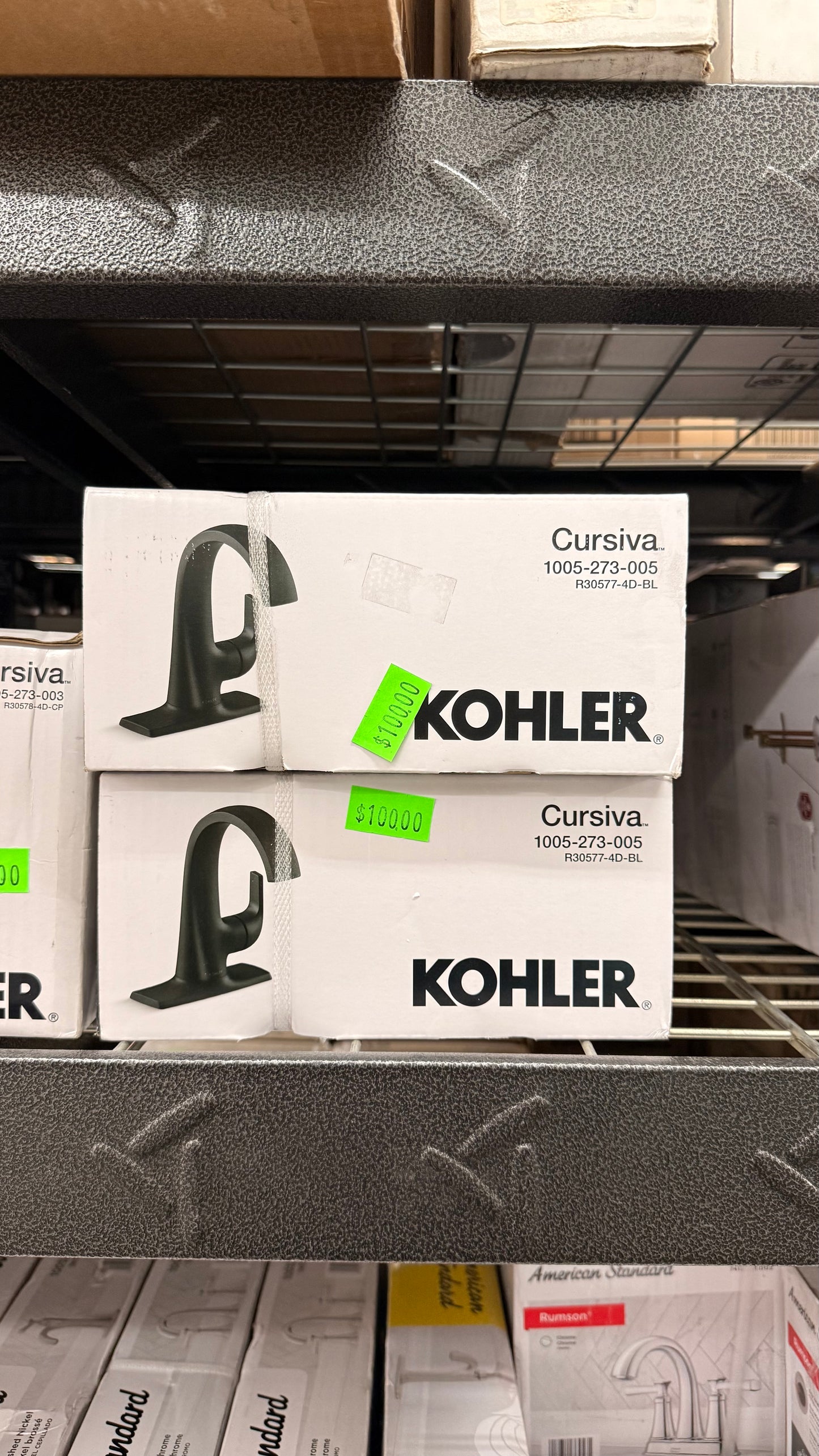 Kohler Cursiva Single-handle bathroom sink faucet