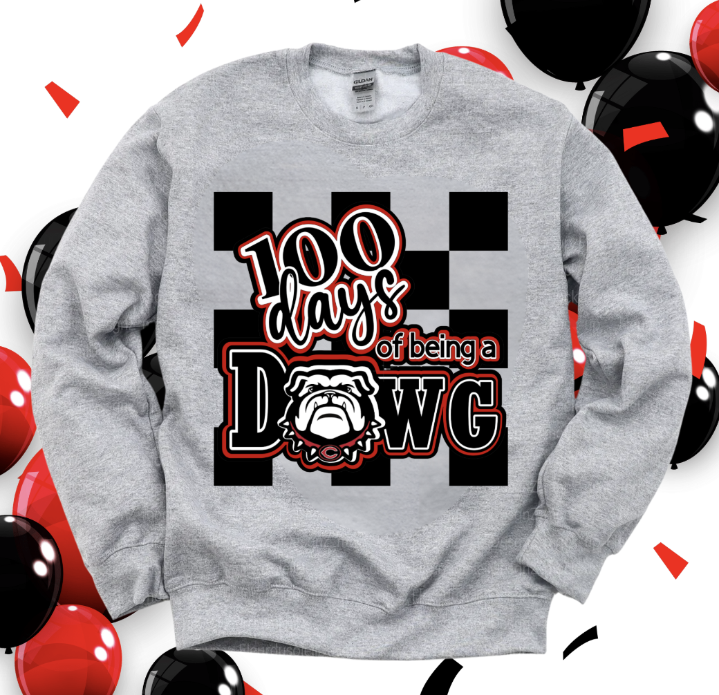 100 Days of being a DAWG (Pre-Sale...Pick-Up or Shipping Feb. 10th!)