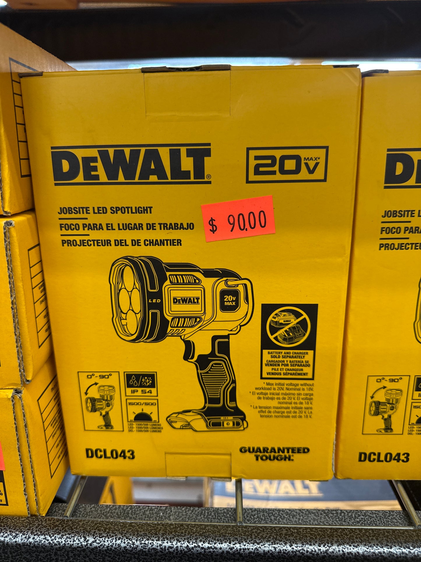 20V MAX Cordless LED Jobsite Spotlight