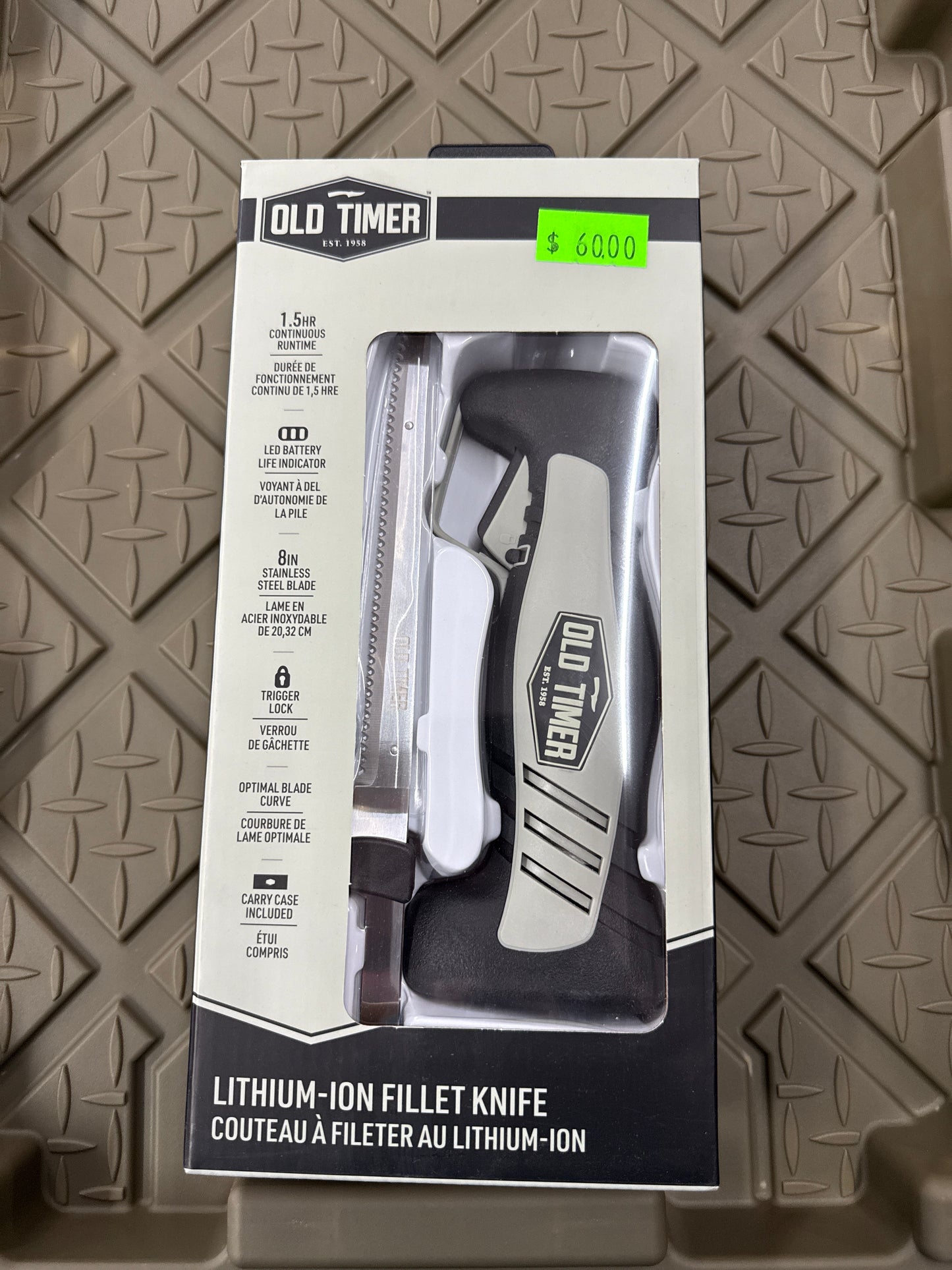 Old Timer Lithium-Ion Fillet Knife