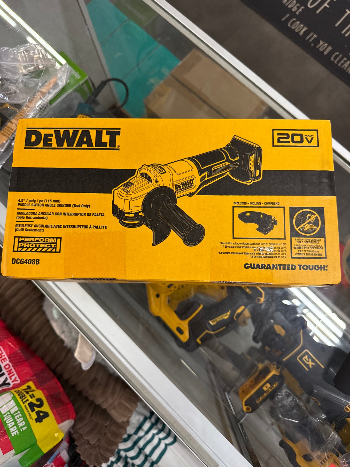20V MAX Cordless Brushless 4-1/2 in. Angle Grinder with Paddle Switch (Tool Only)