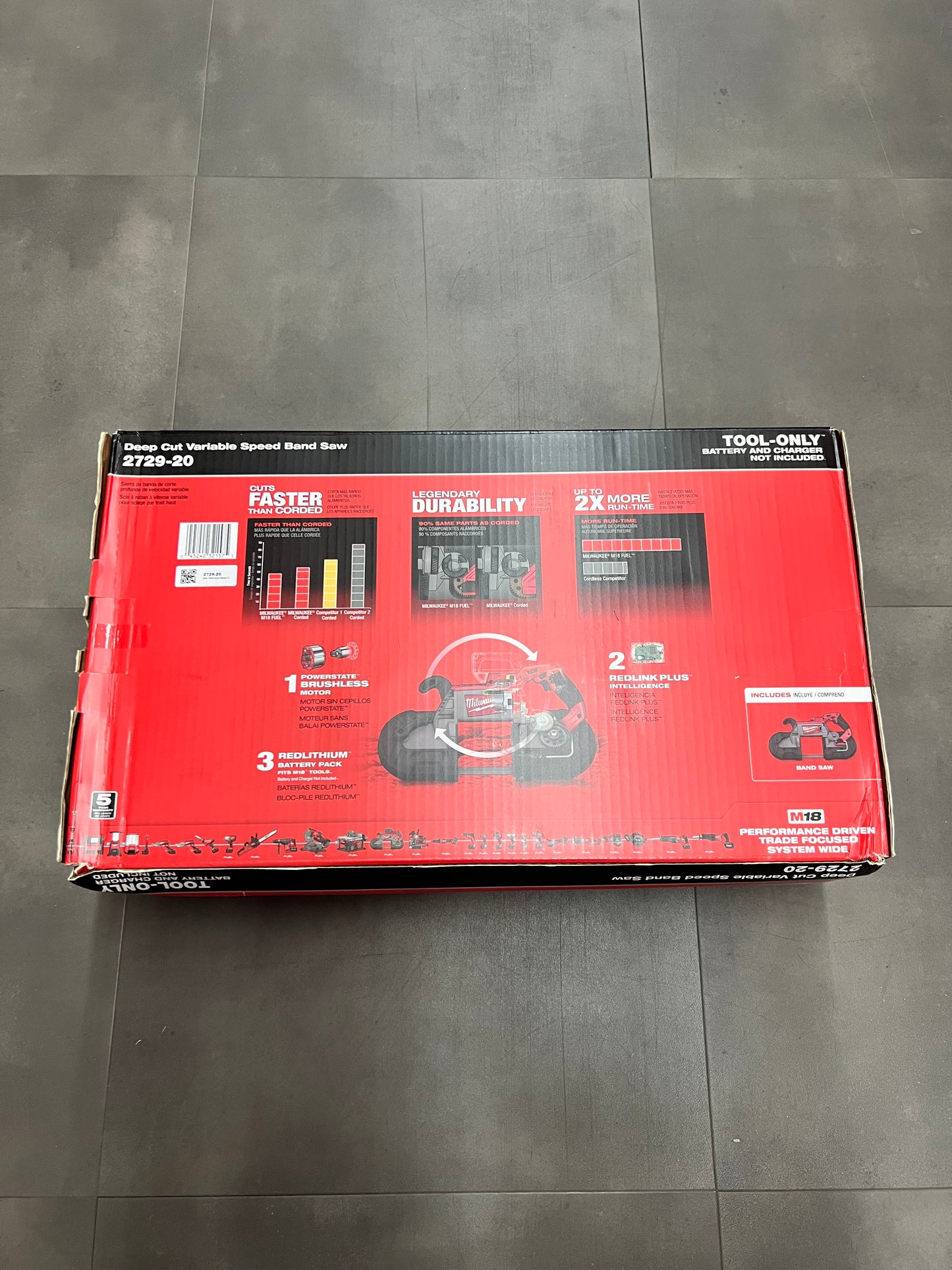 Milwaukee Deep Cut Variable Speed Band Saw - 2729-20 (New)