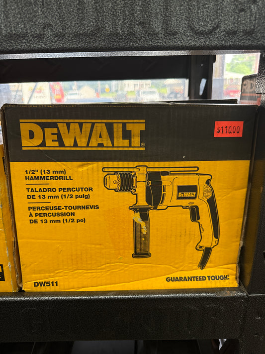 DeWalt 7.8 Amp Corded 1/2 in. Variable Speed Reversible Hammer Drill