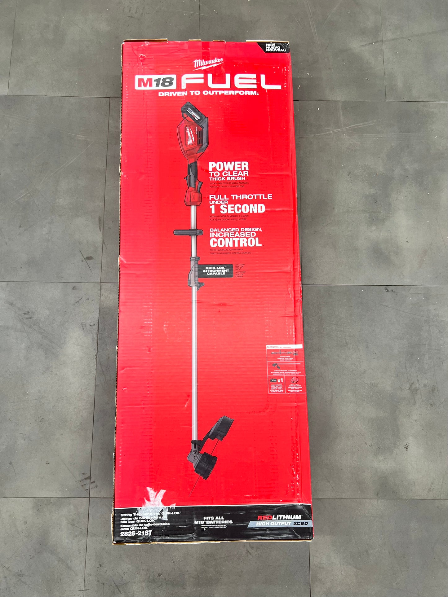 Milwaukee M18 Fuel String Trimmer Kit w/ QUIK-LOK - 2825-21ST (New)