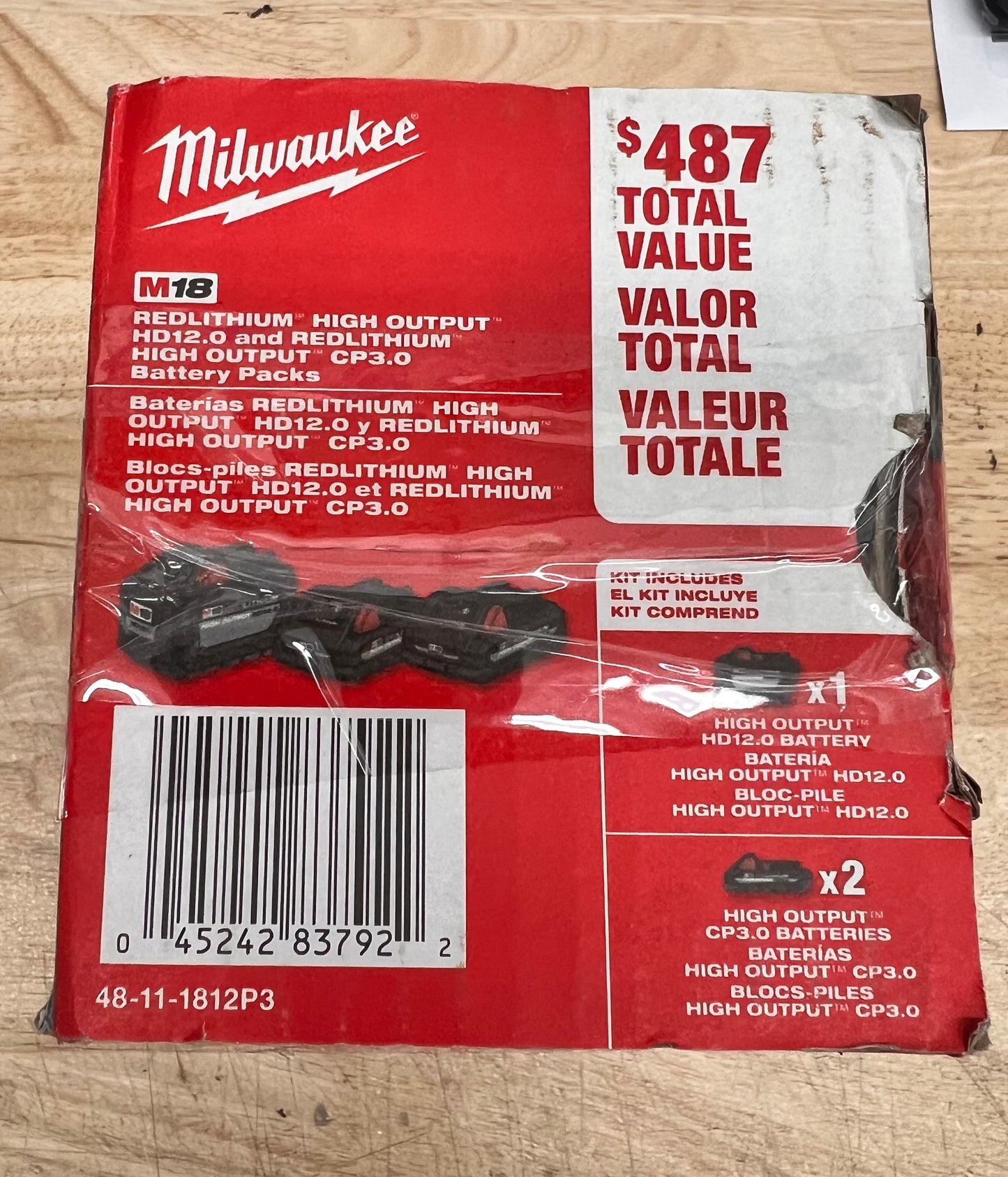 REDLITHIUM HIGH OUTPUT HD12.0 and REDLITHIUM HIGH OUTPUT CP3.0 Battery Packs