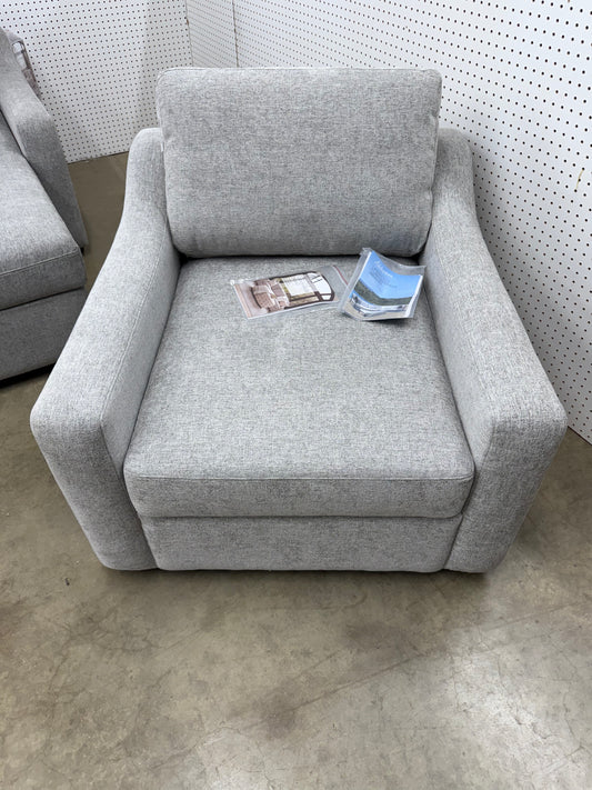 Abbyson Larissa Grey Fabric Chair *Pick-Up Only*