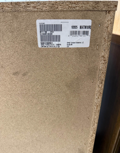 Ashley Furniture Tan Two-Tone Cielden 6 Drawer Dresser *Pick-Up Only*
