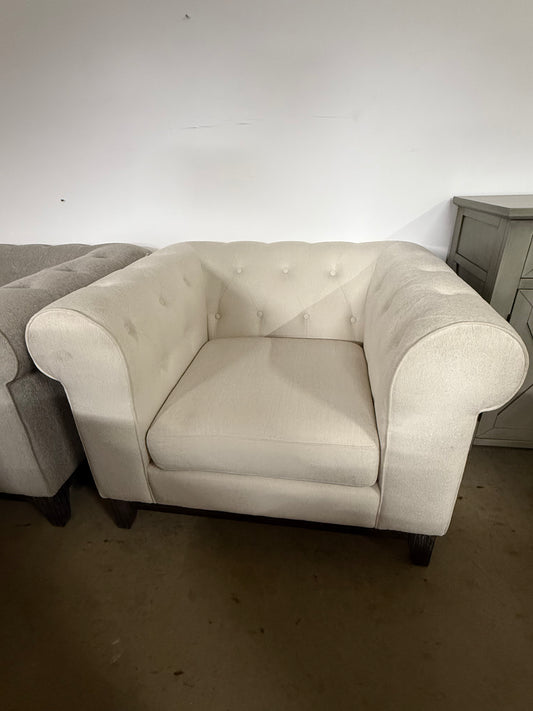 Abbyson Light Grey Fabric Chair