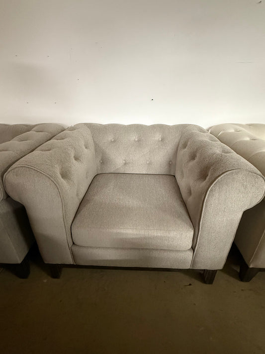 Abbyson Grey Fabric Chair