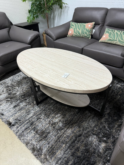 Bernhardt Modern Oval Cocktail Table