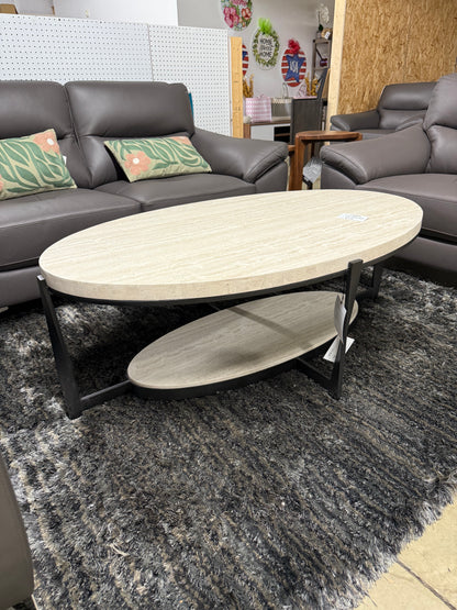 Bernhardt Modern Oval Cocktail Table