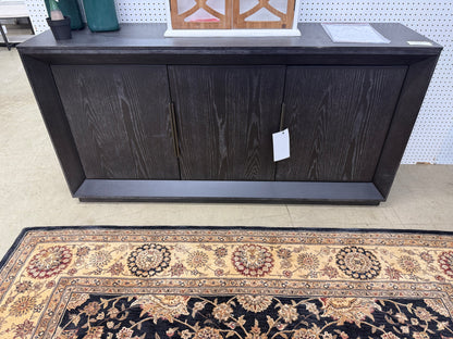 Abbyson 72”Espresso/Grey Oak Console *pick up only*
