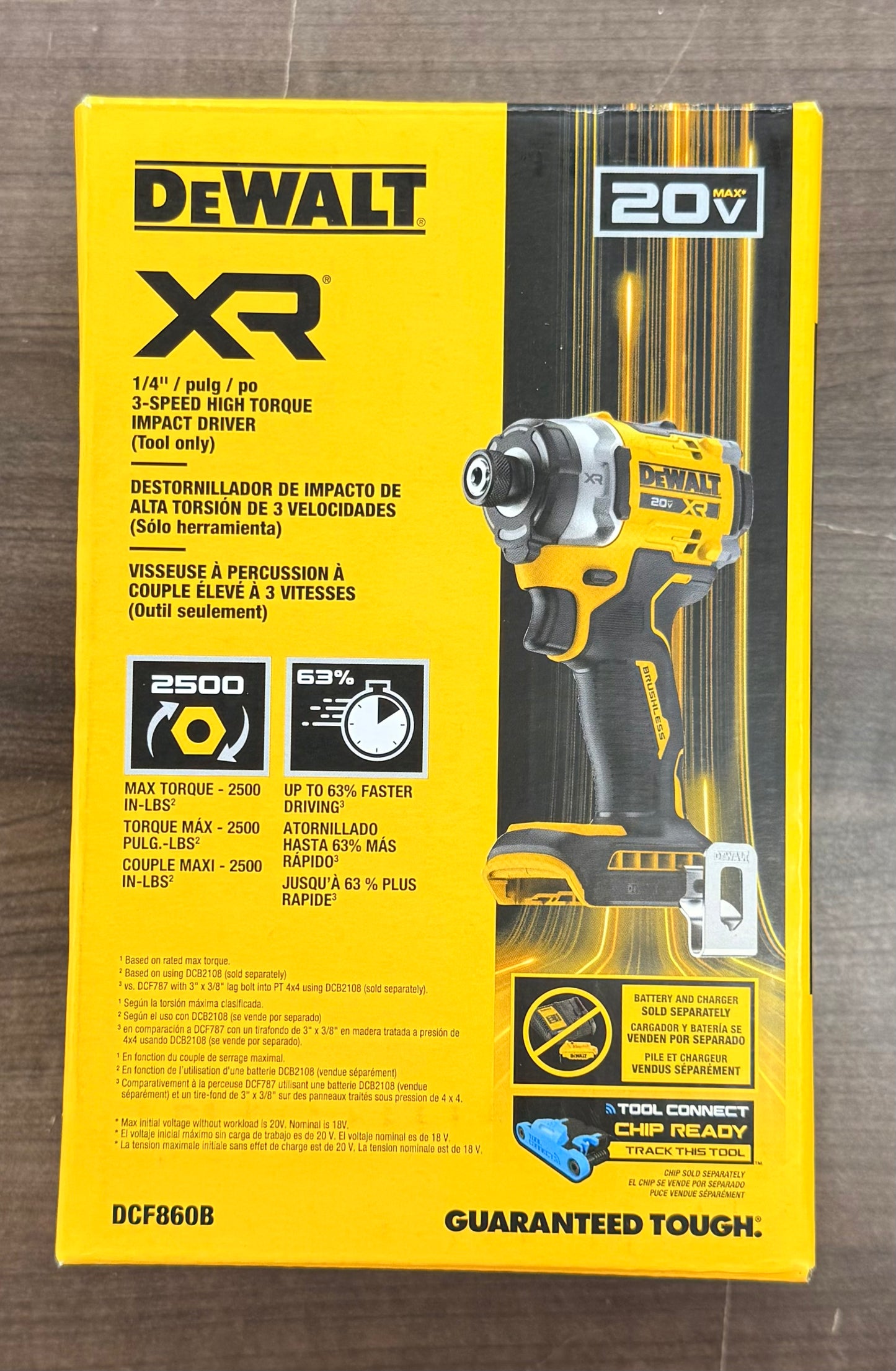 DeWalt XR 1/4" 3-Speed High Torque Impact Driver (Tool Only)
