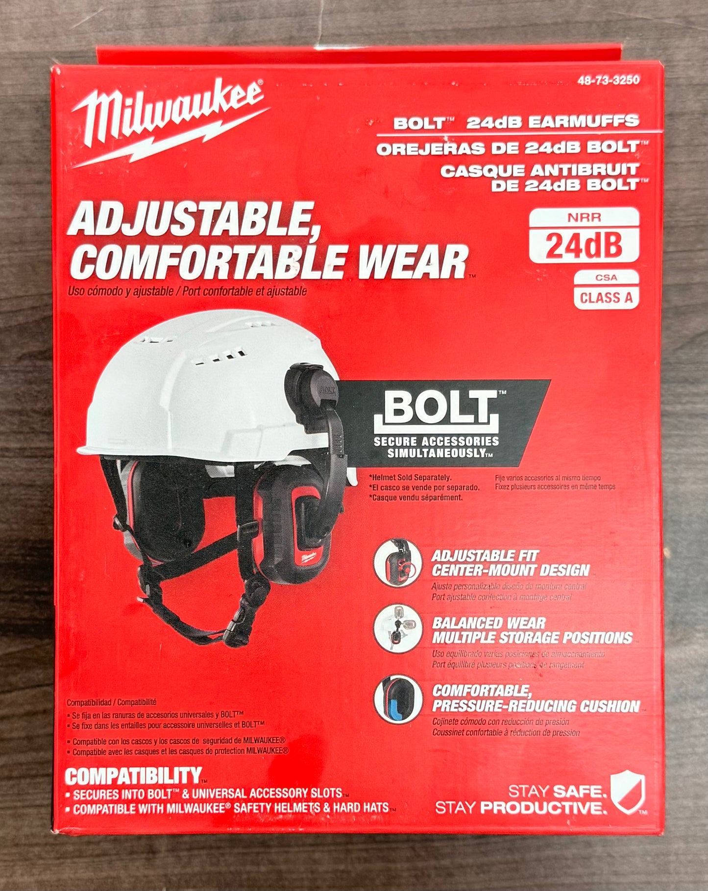 Milwaukee Adjustable Comfortable Wear with Noise Reduction