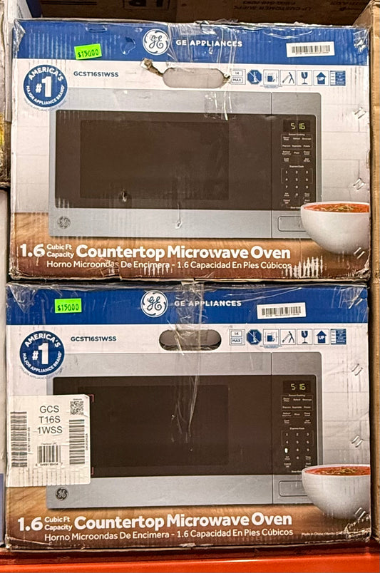 GE 1.6 cu. ft. Countertop Microwave Oven *Pick up only*