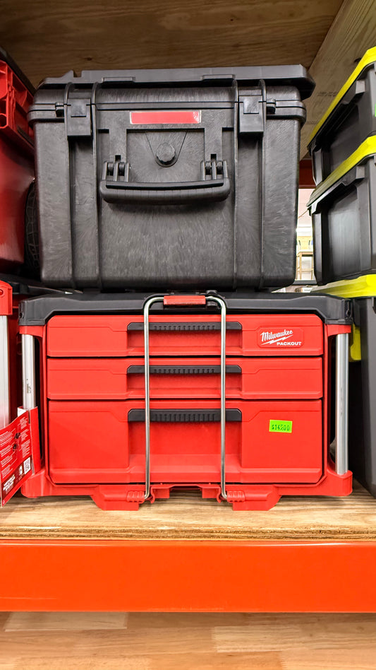 Milwaukee PACKOUT Three Drawer Tool Box