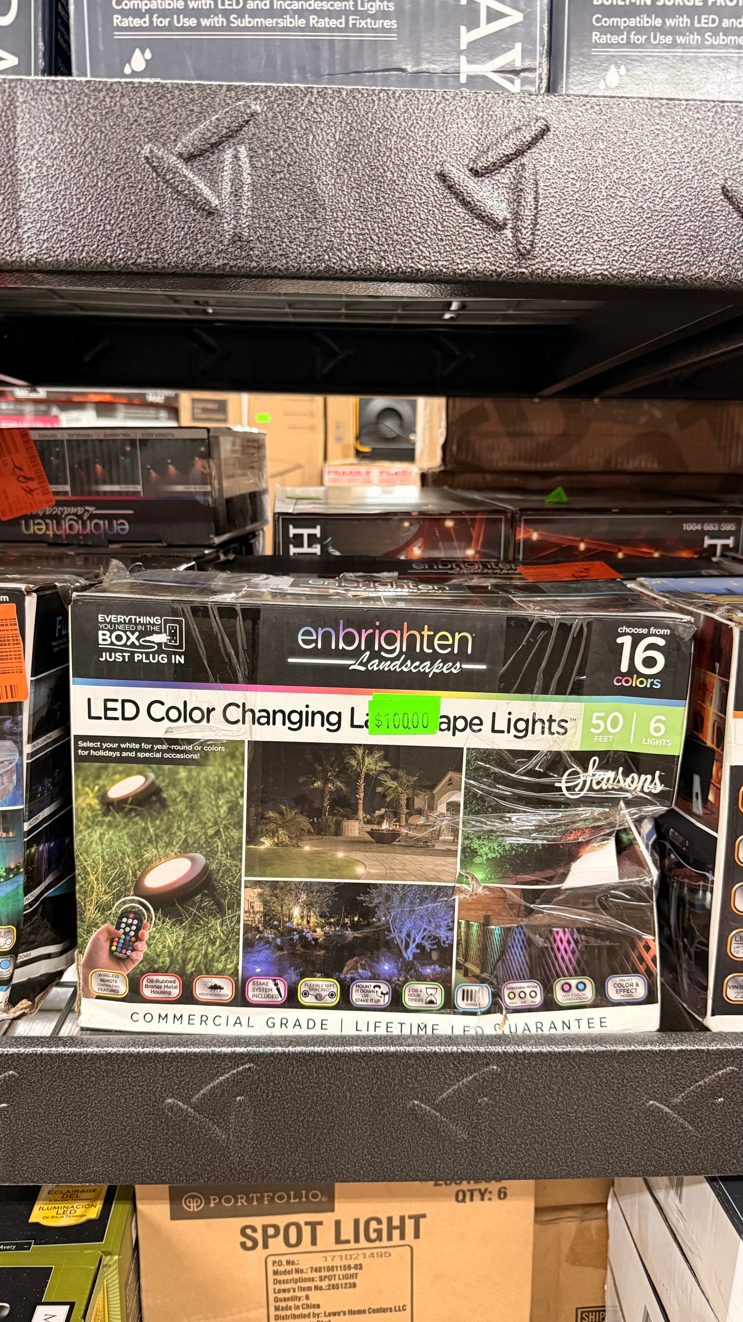 Enbrighten Landscapes 50ft LED Color Changing Landscape Lights