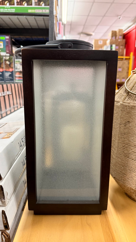 Frosted Solar Powered Lantern