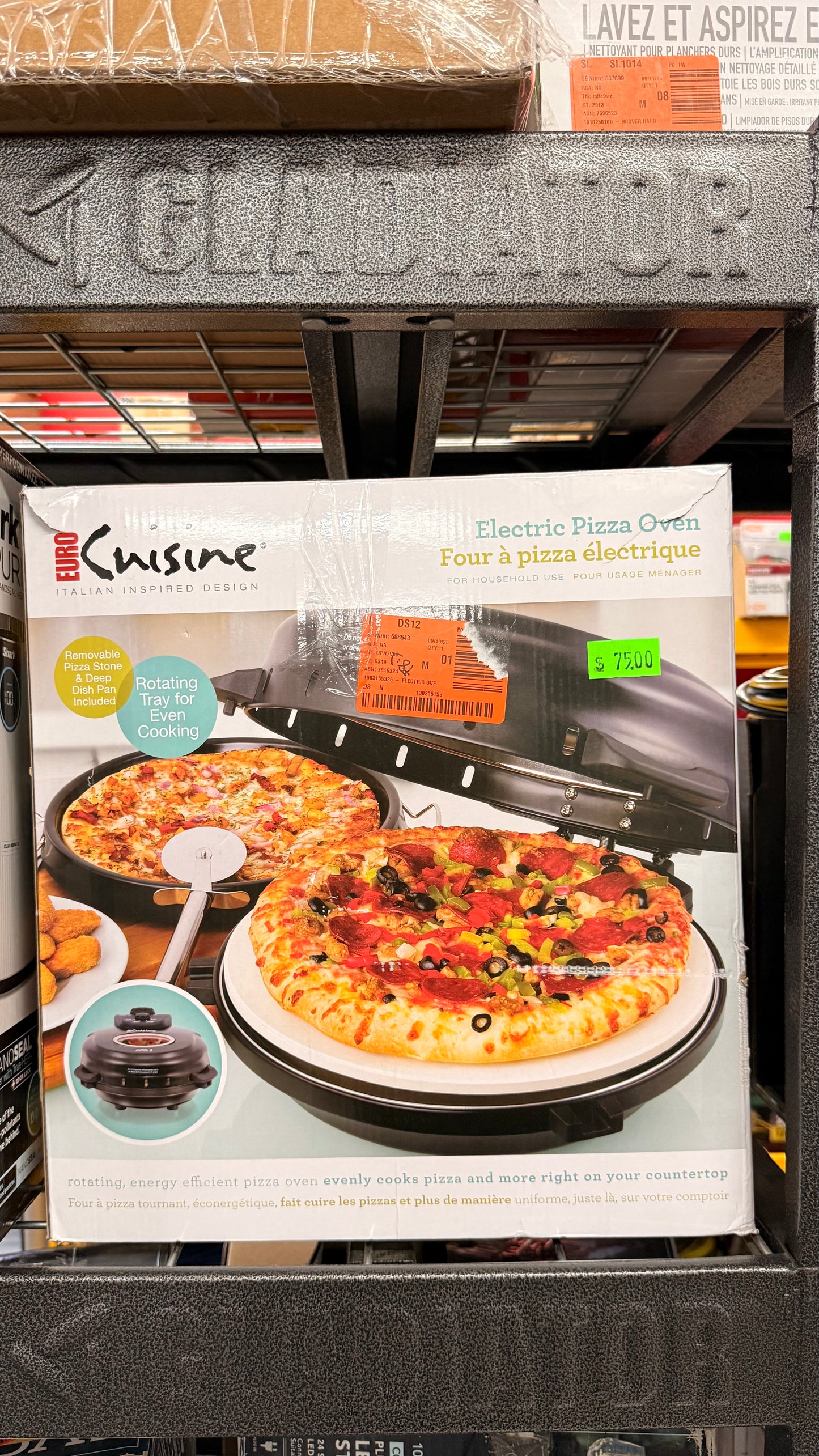 EURO Cuisine Electric Pizza Oven *pick up only*