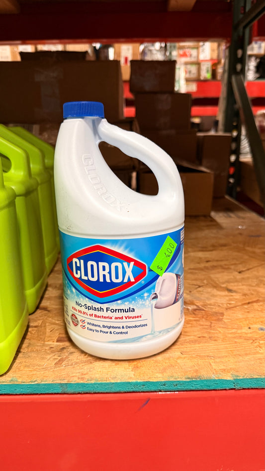 Clorox No-Splash Bleach (6 pack)