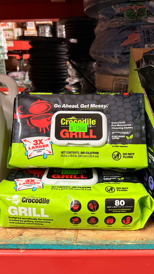 Crocodile Cloth Grill Wipes (80ct)