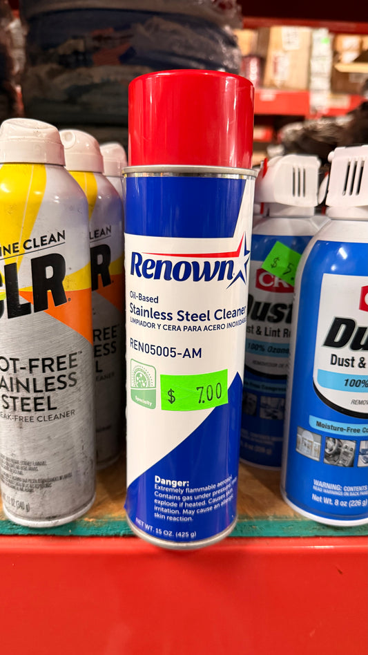 Renown Oil-Based Stainless Steel Cleaner *Pick up only*