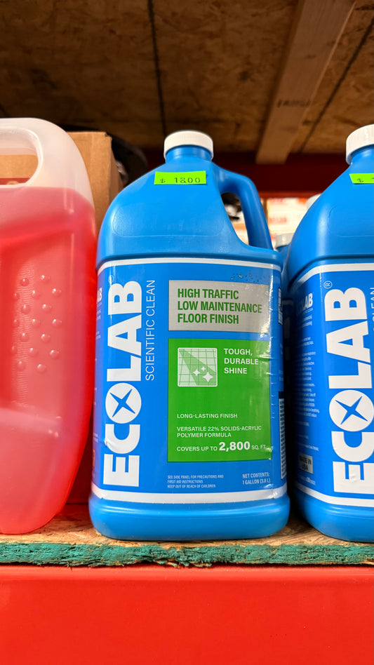 EcoLab High Traffic Low Maintenance Floor Finish *Pick up only*