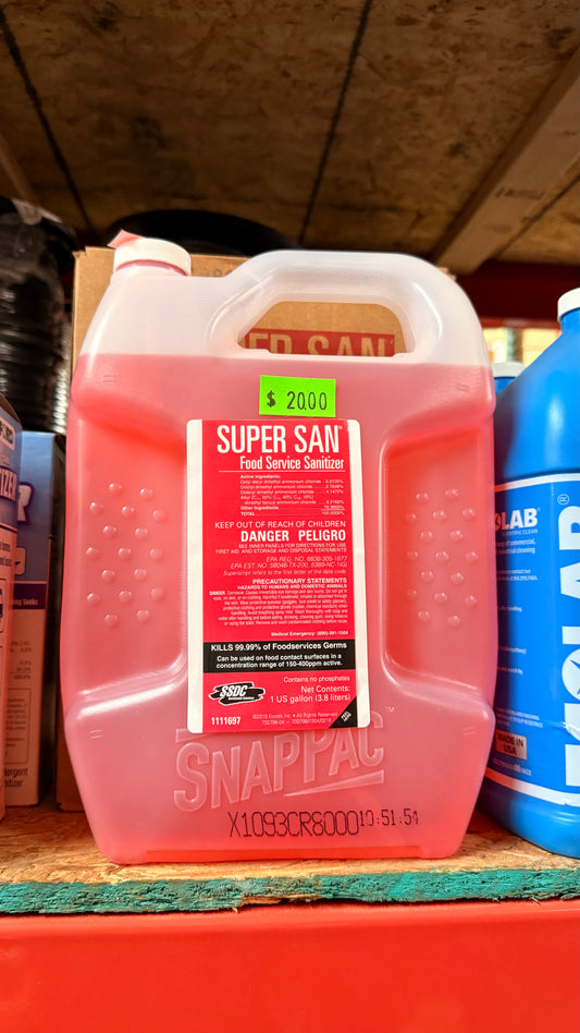 Super San Food Service Sanitizer *Pick up only*