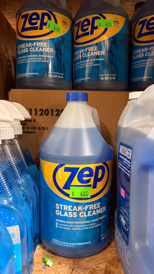 Zep Streak Free Glass Cleaner 4 pack