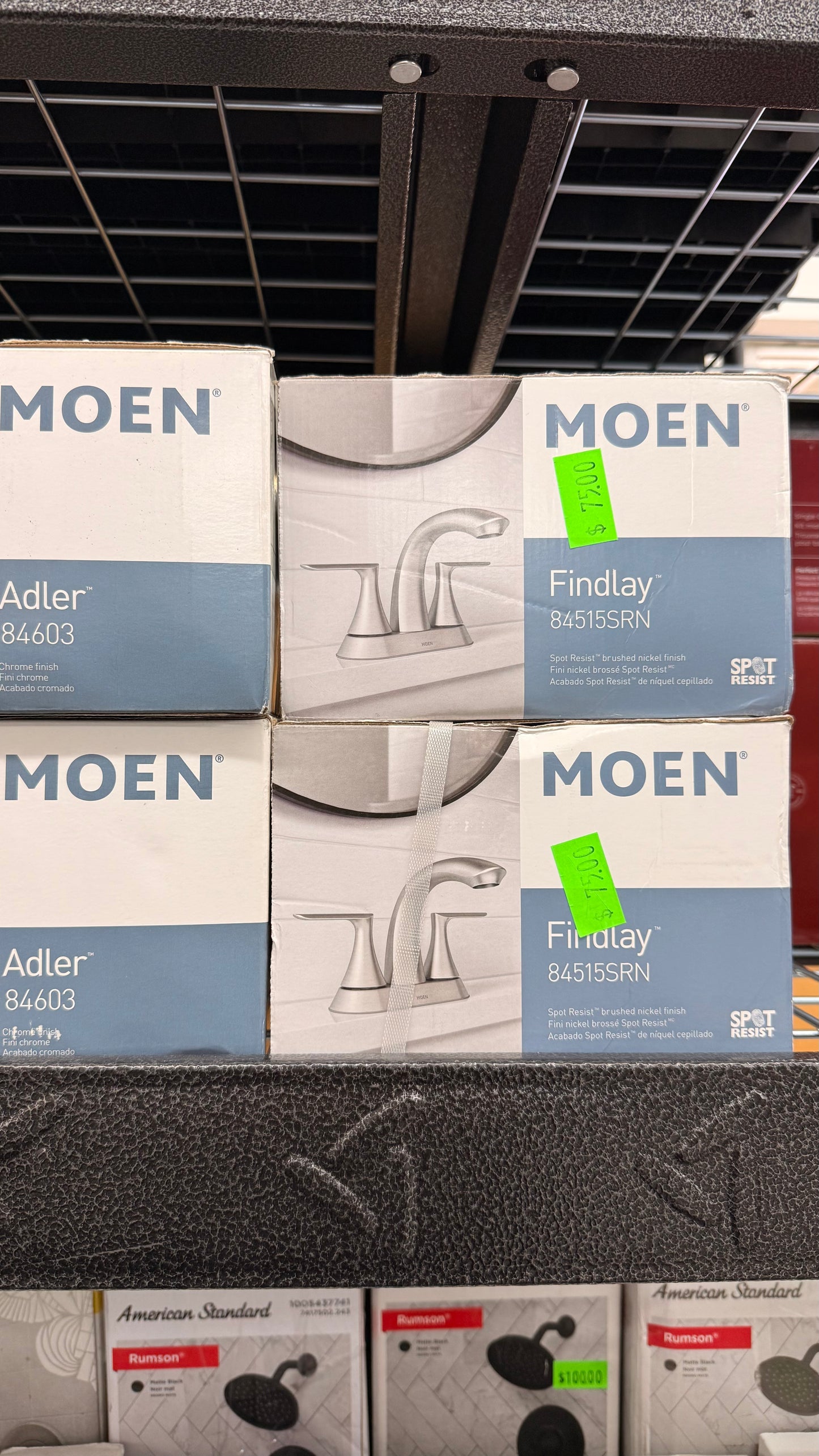 MOEN Faucet: Findlay, Adler, Banbury, Essie