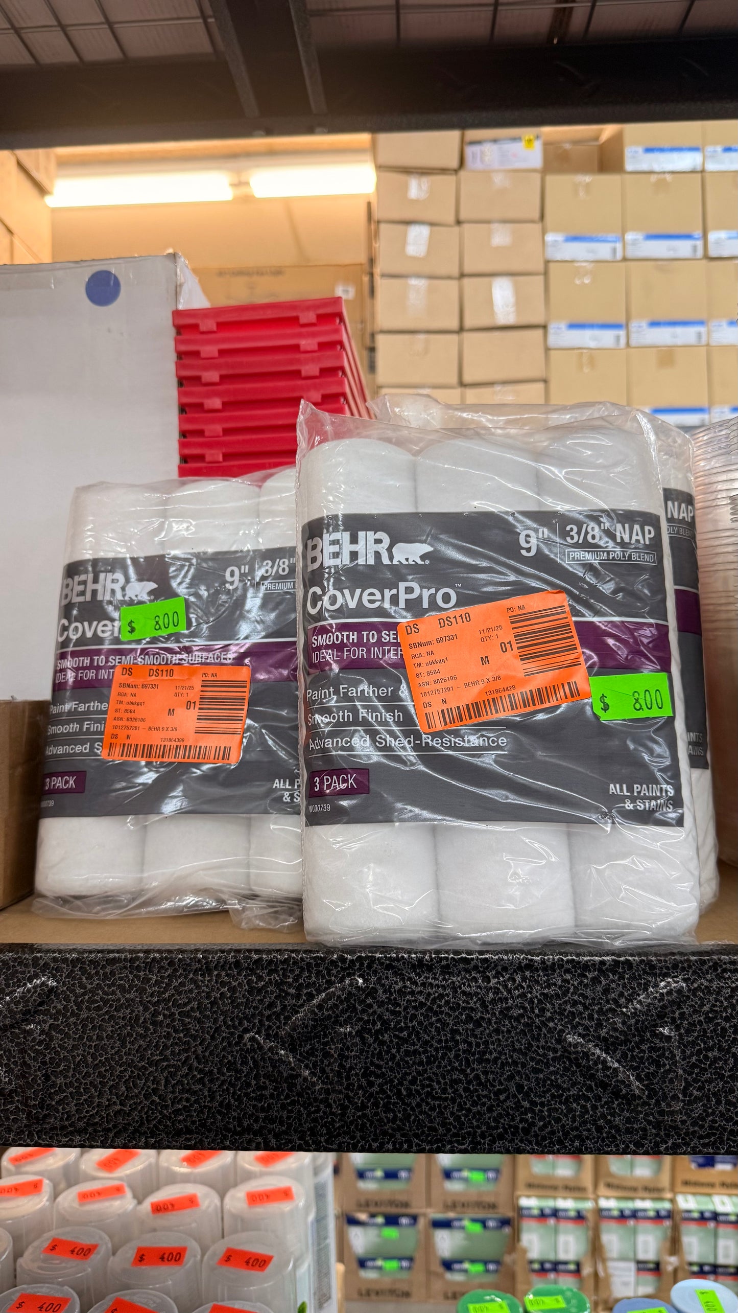 BEHR CoverPro 9" 3 Pack *pick up only*