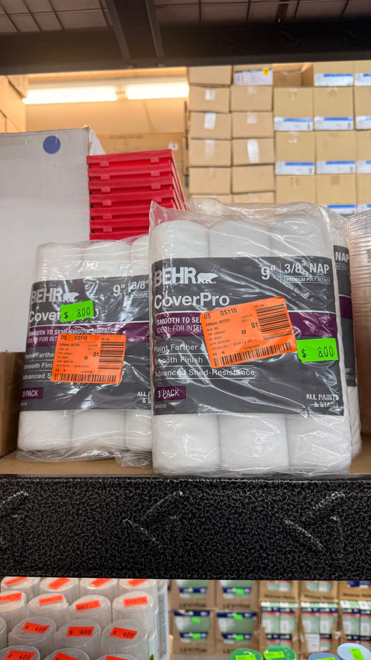 BEHR CoverPro 9" 3 Pack *pick up only*