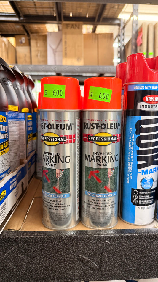 Rust-oleum Inverted Marking Paint *Pick up only*
