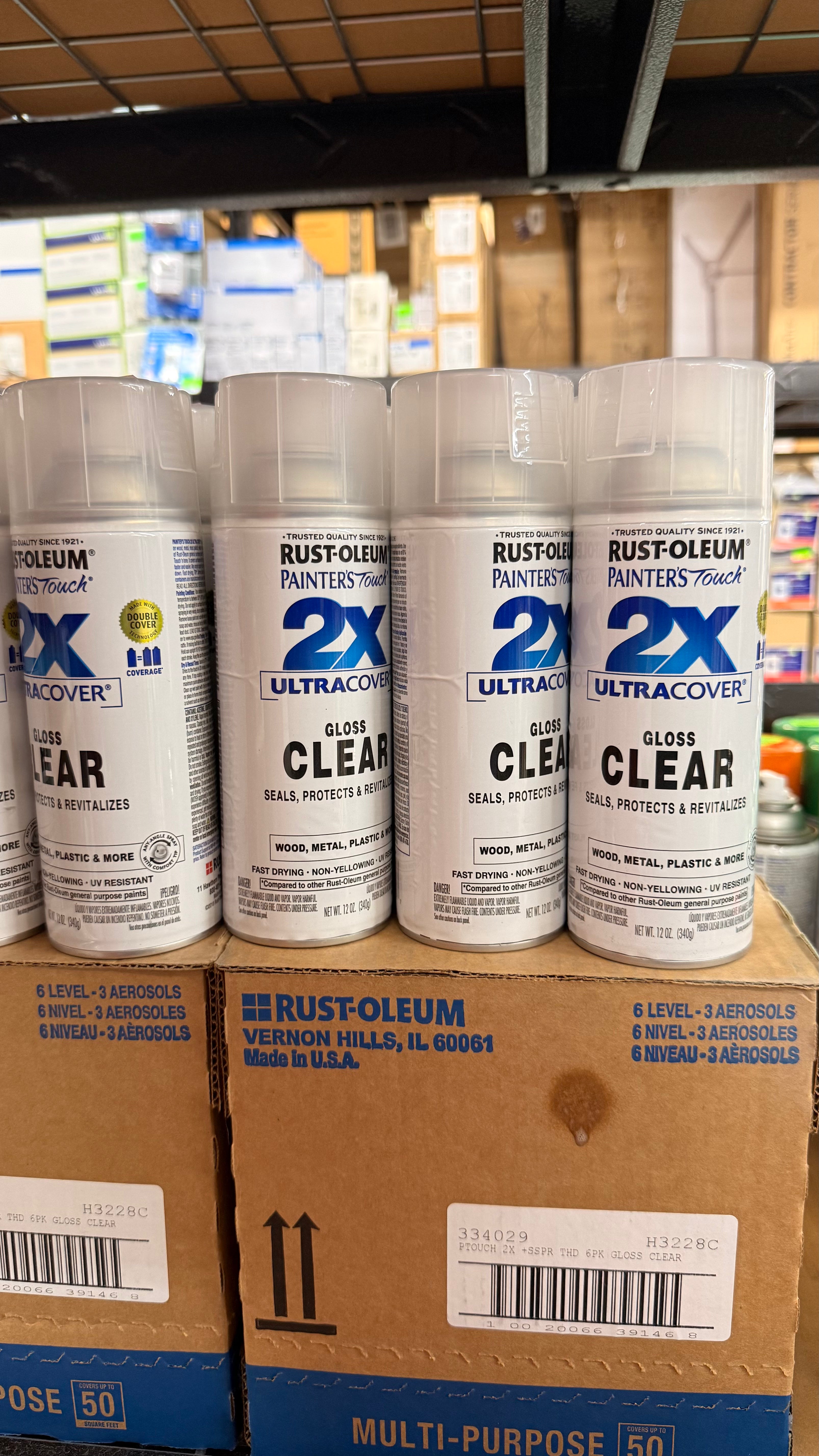 Rust-oleum Ultra Cover Clear Gloss 6pack – Livewire Surplus