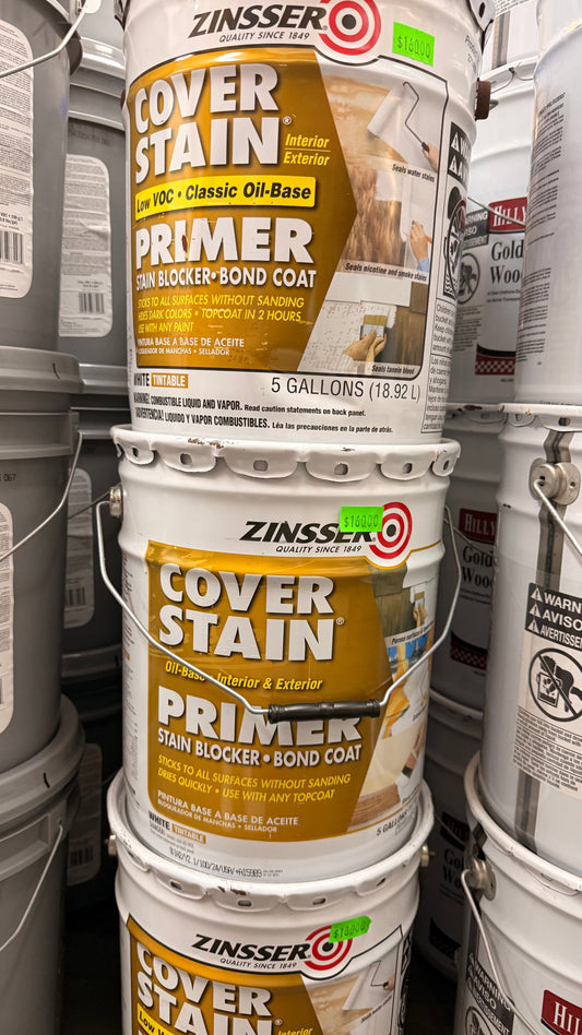 Cover Stain Oil Base Interior/Exterior Primer *Pick up only*