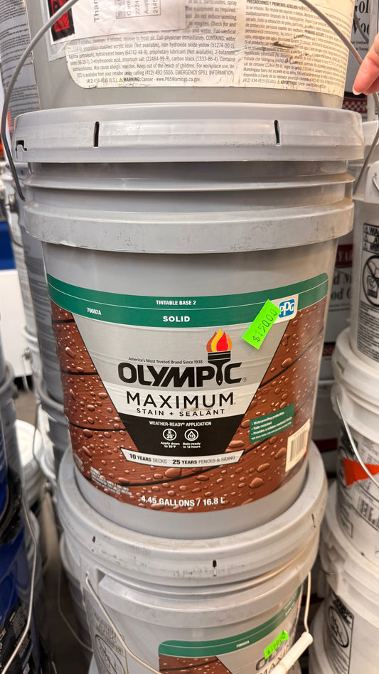 Olympic Maximum Stain + Sealant *Pick up only*