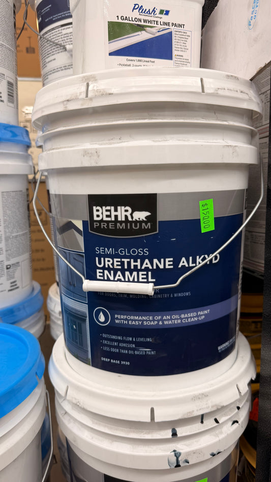 BEHR Premium Semi-Gloss Urethane Alkyd Enamel *Pick up only*