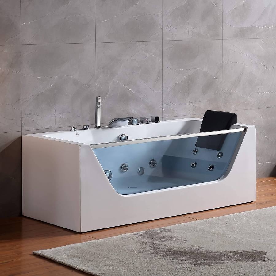 Empava 67" Alcove LED Whirlpool Bathtub *pick up only*